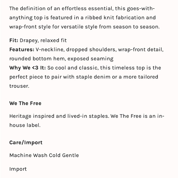 NEW Free People We The Free Hold Me
Close Pullover - Picture 6 of 16